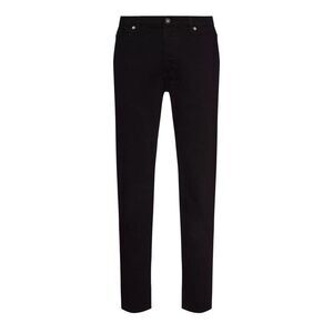 Hugo Boss Mens Brody Cotton Straight Leg Jeans / Black